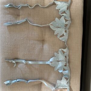 Lily embroidery garter belt size XS